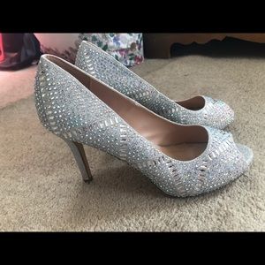 Lauren Lorraine rhinestone heels